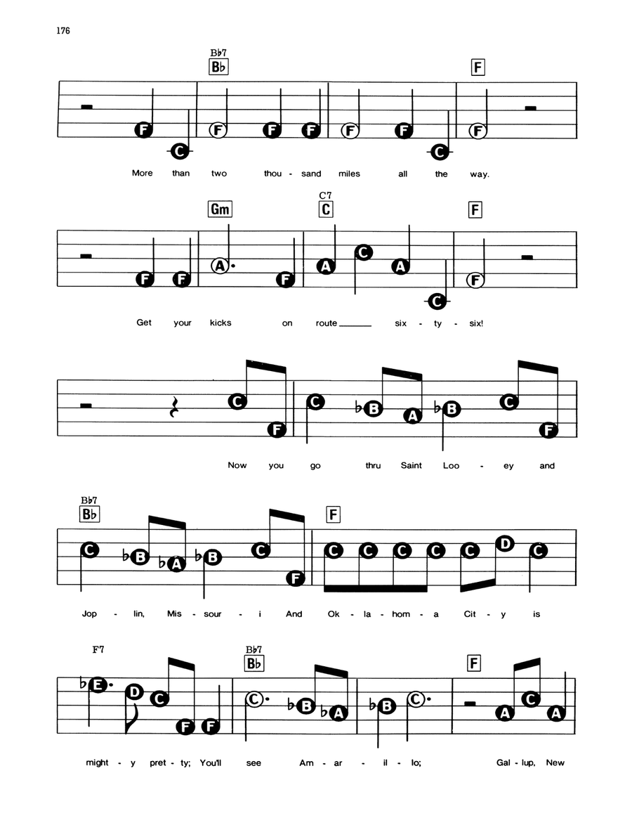Route 66 Electronic Keyboard scores gallery preview page 2