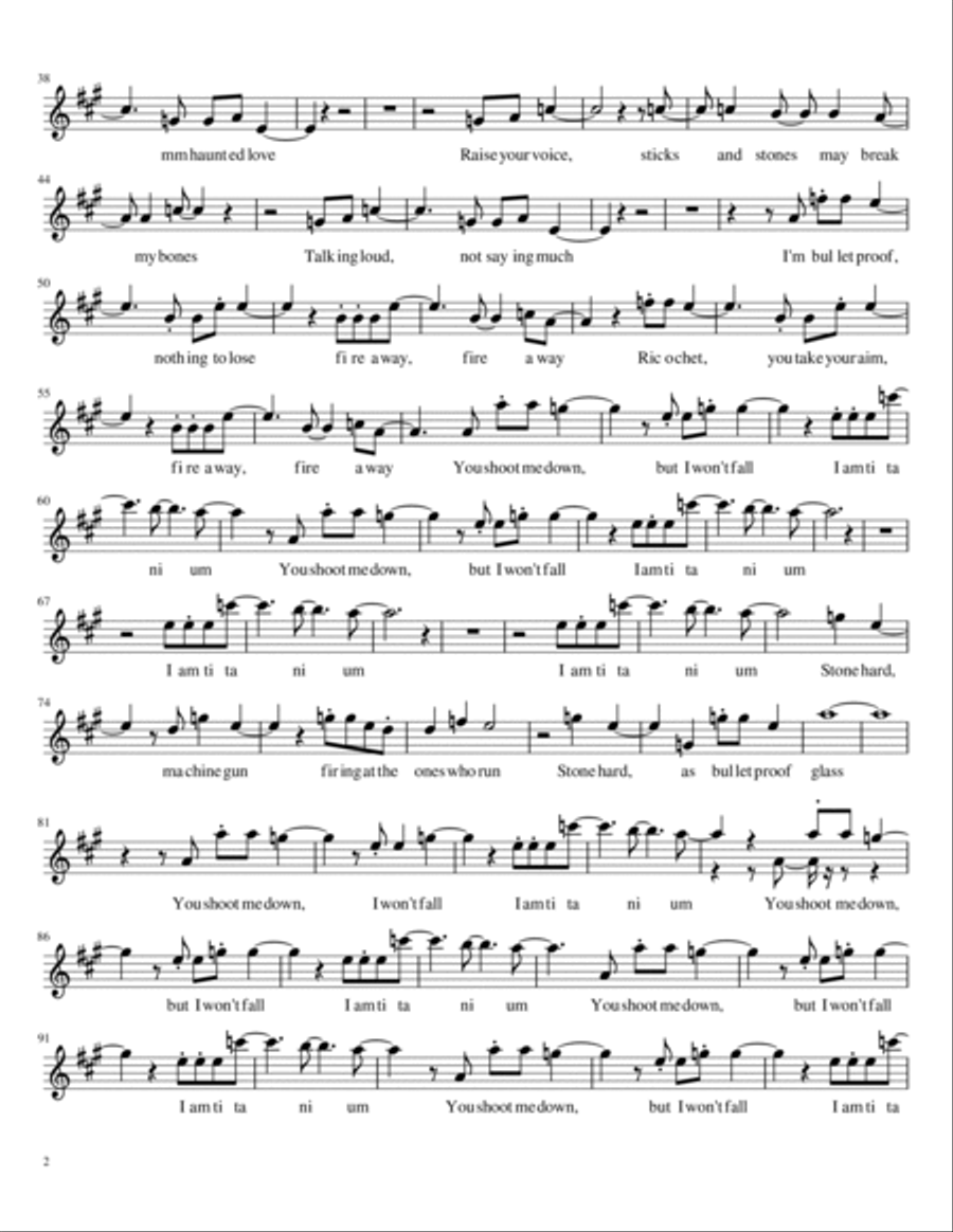 Titanium Titanium Alto Saxophone scores gallery preview page 2