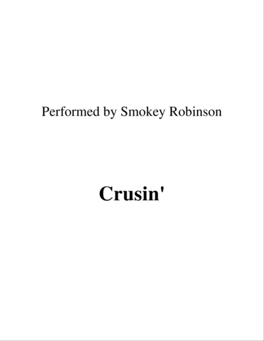 Cruisin' Cruisin' Small Ensemble scores gallery preview page 1