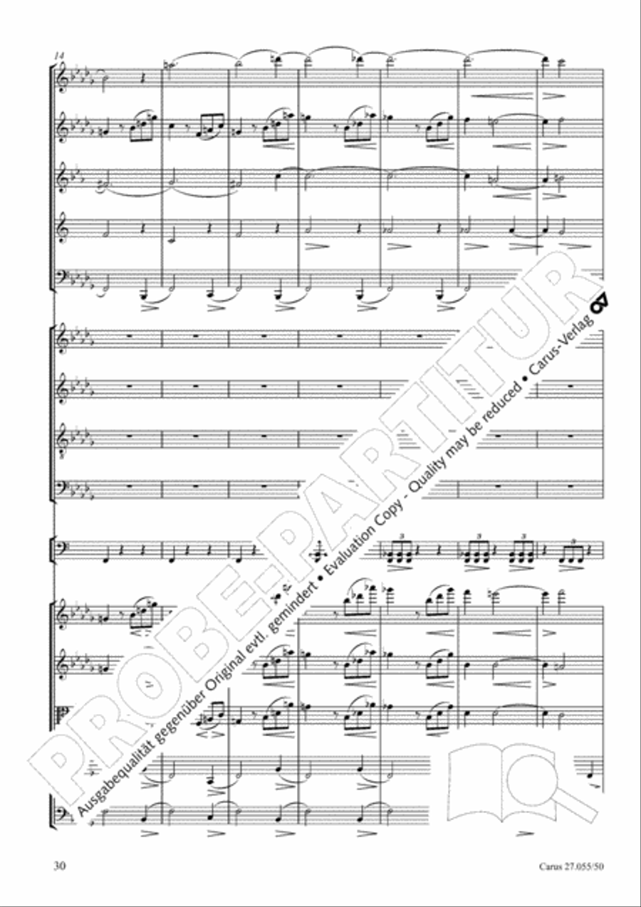 Ein Deutsches Requiem (German Requiem) 4-Part scores gallery preview page 37