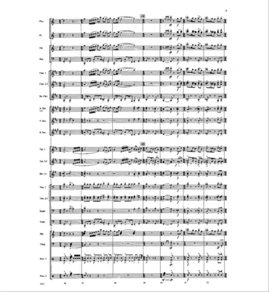 Skyscapes Skyscapes Concert Band scores gallery preview page 9