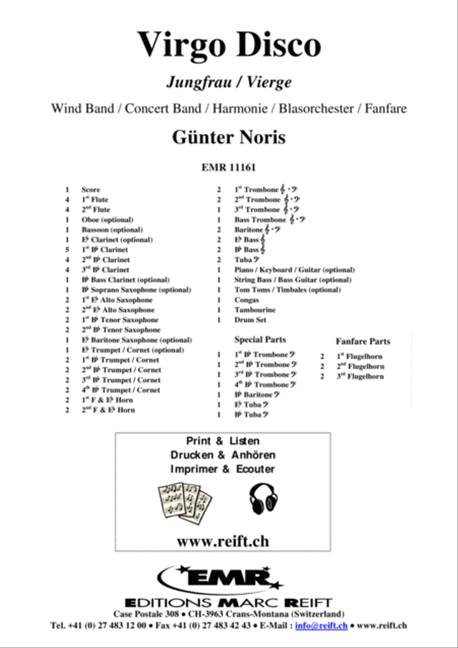 Virgo Disco Concert Band scores gallery preview page 2