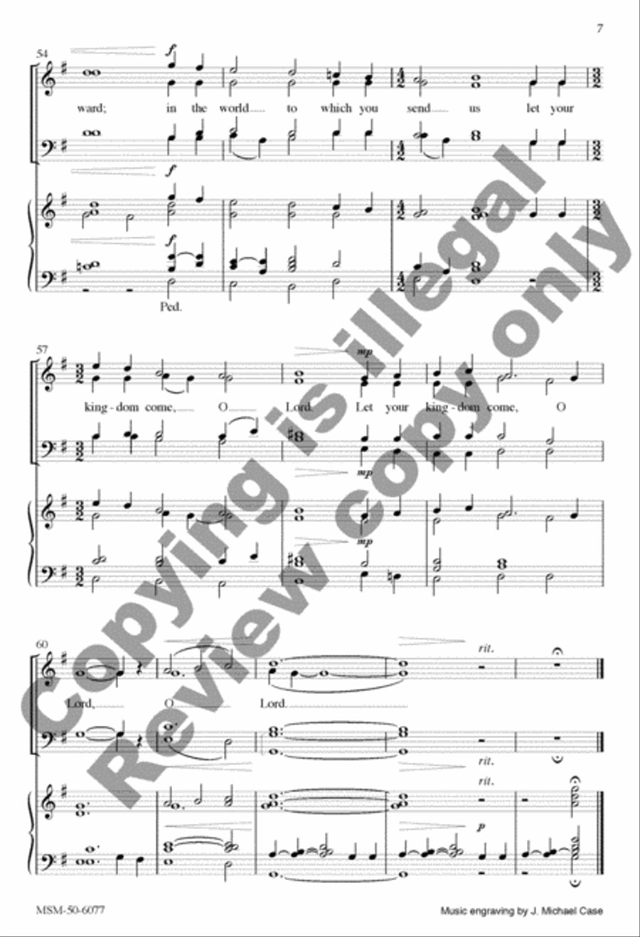 For the Bread Which You Have Broken 4-Part scores gallery preview page 13