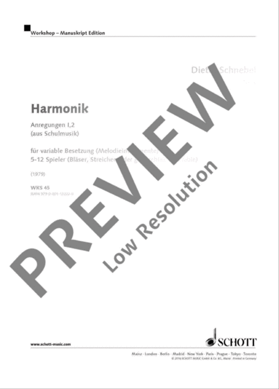 Anregungen I,2 (aus Schulmusik) Score scores gallery preview page 2