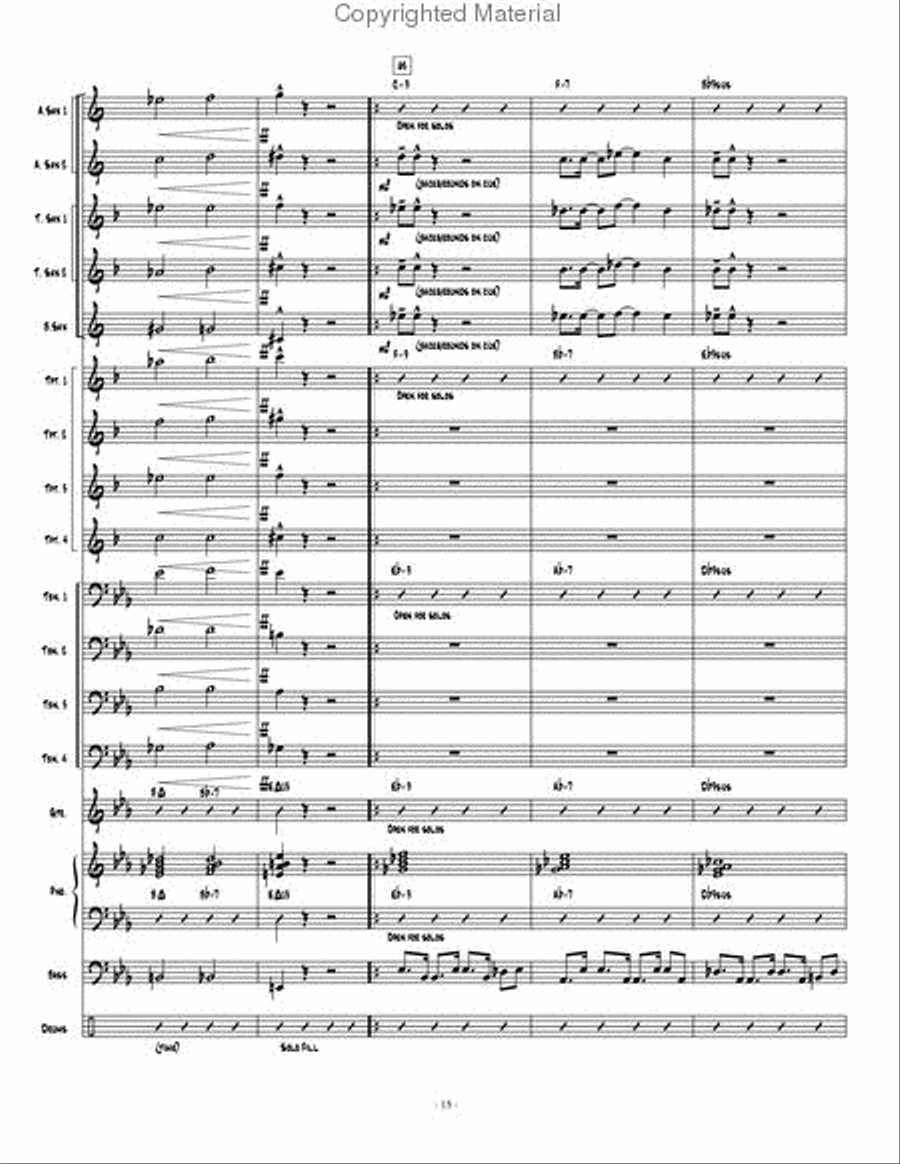 Summer Groove Jazz Ensemble scores gallery preview page 16