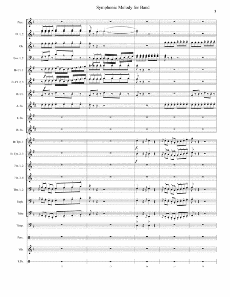 Symphonic Melody for Band image number null