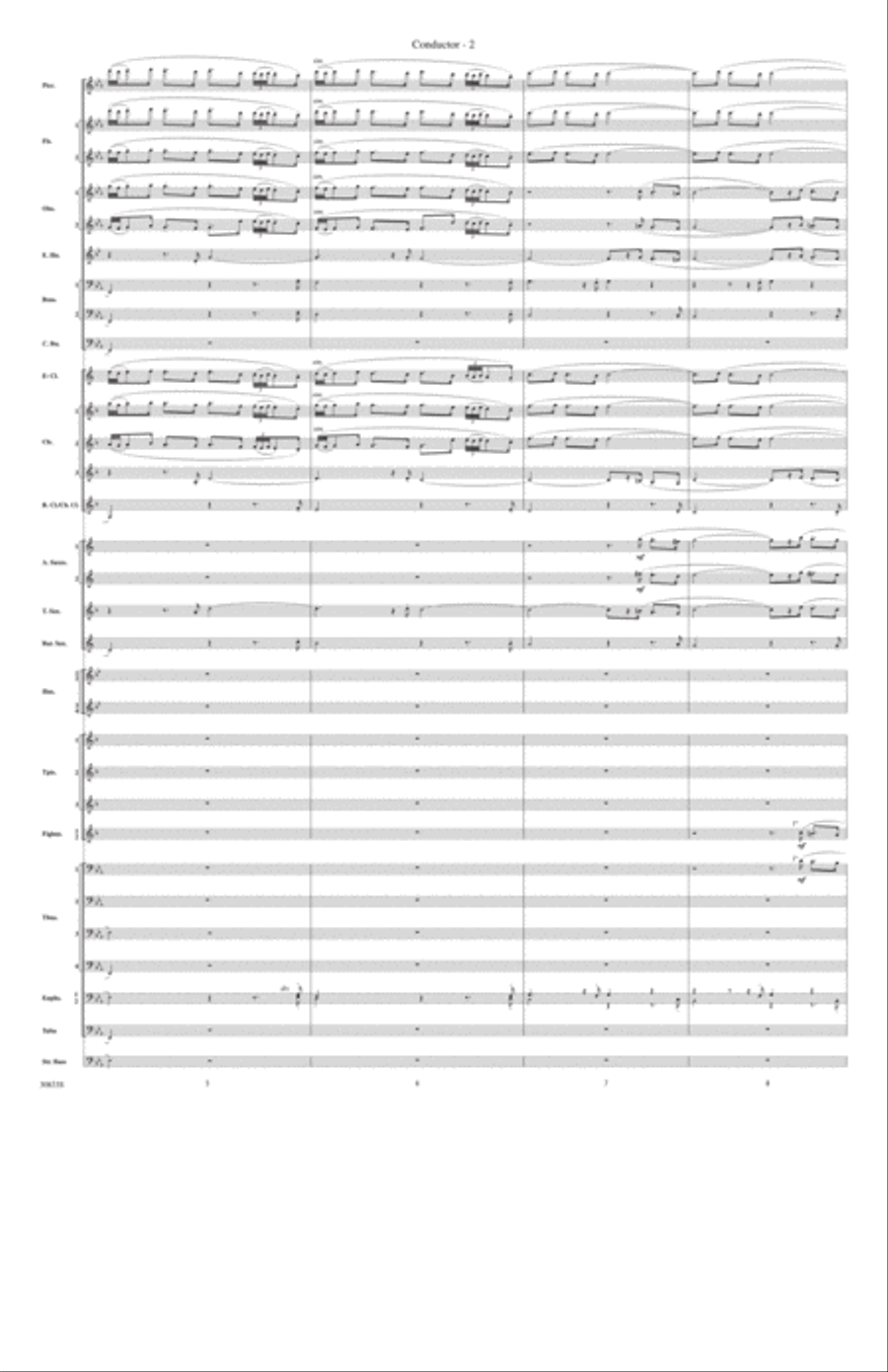 Prelude and Fugue in E-flat BWV 552 (St. Anne) Concert Band scores gallery preview page 3