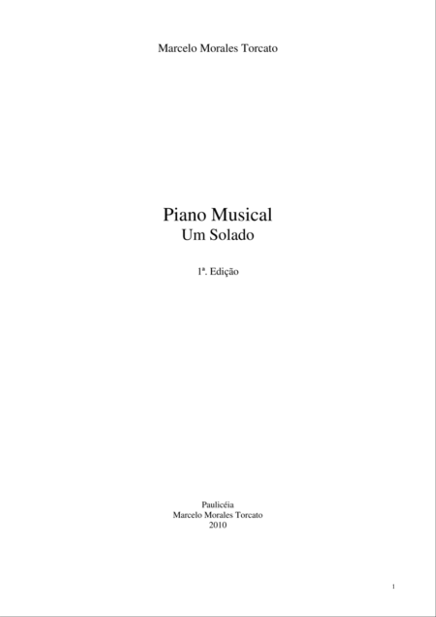 Piano Musical: Um Solado Piano Musical: Um Solado Jazz Ensemble scores gallery preview page 1