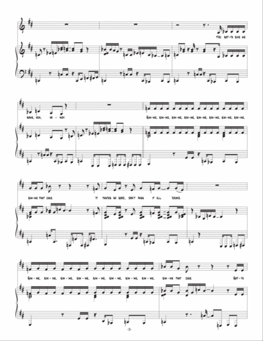 Cut The Cake Voice scores gallery preview page 3