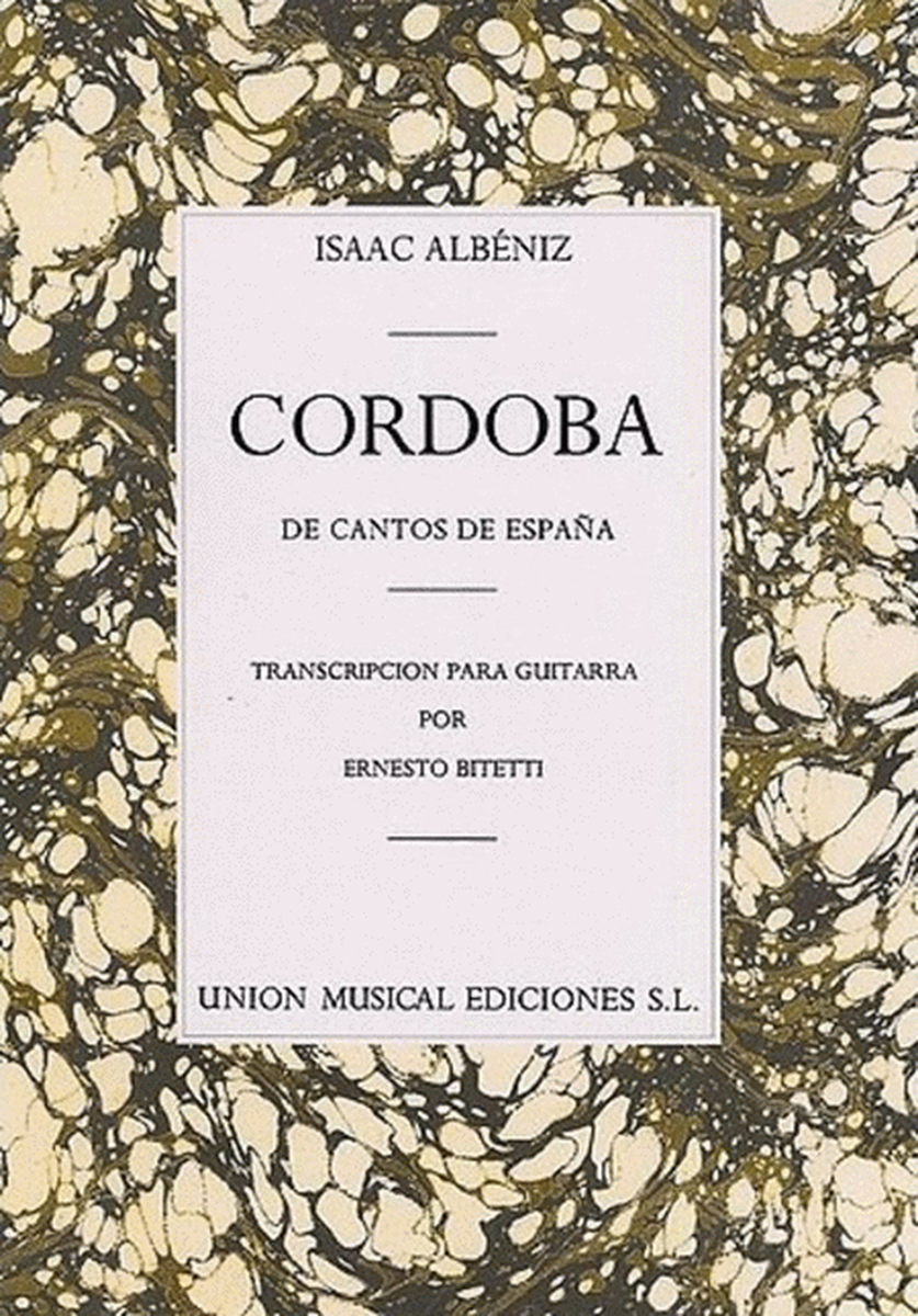Albeniz Cordoba No.4 Guitar Solo