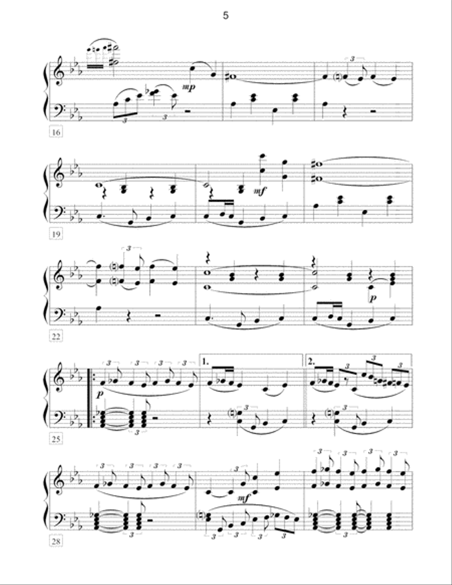 3 Interludes Small Ensemble scores gallery preview page 5