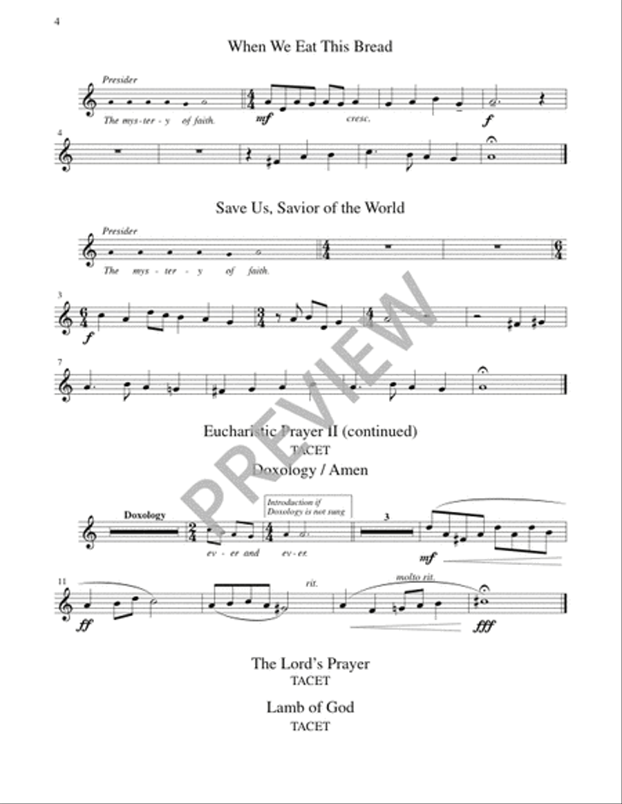 Mass of Creation - Brass and Timpani edition 3-Octaves scores gallery preview page 9