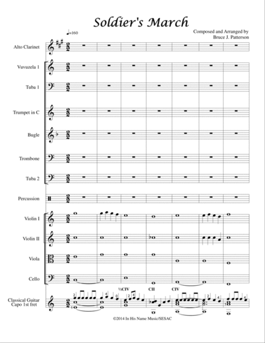 Soldier's March Soldier's March Marching Band scores gallery preview page 3