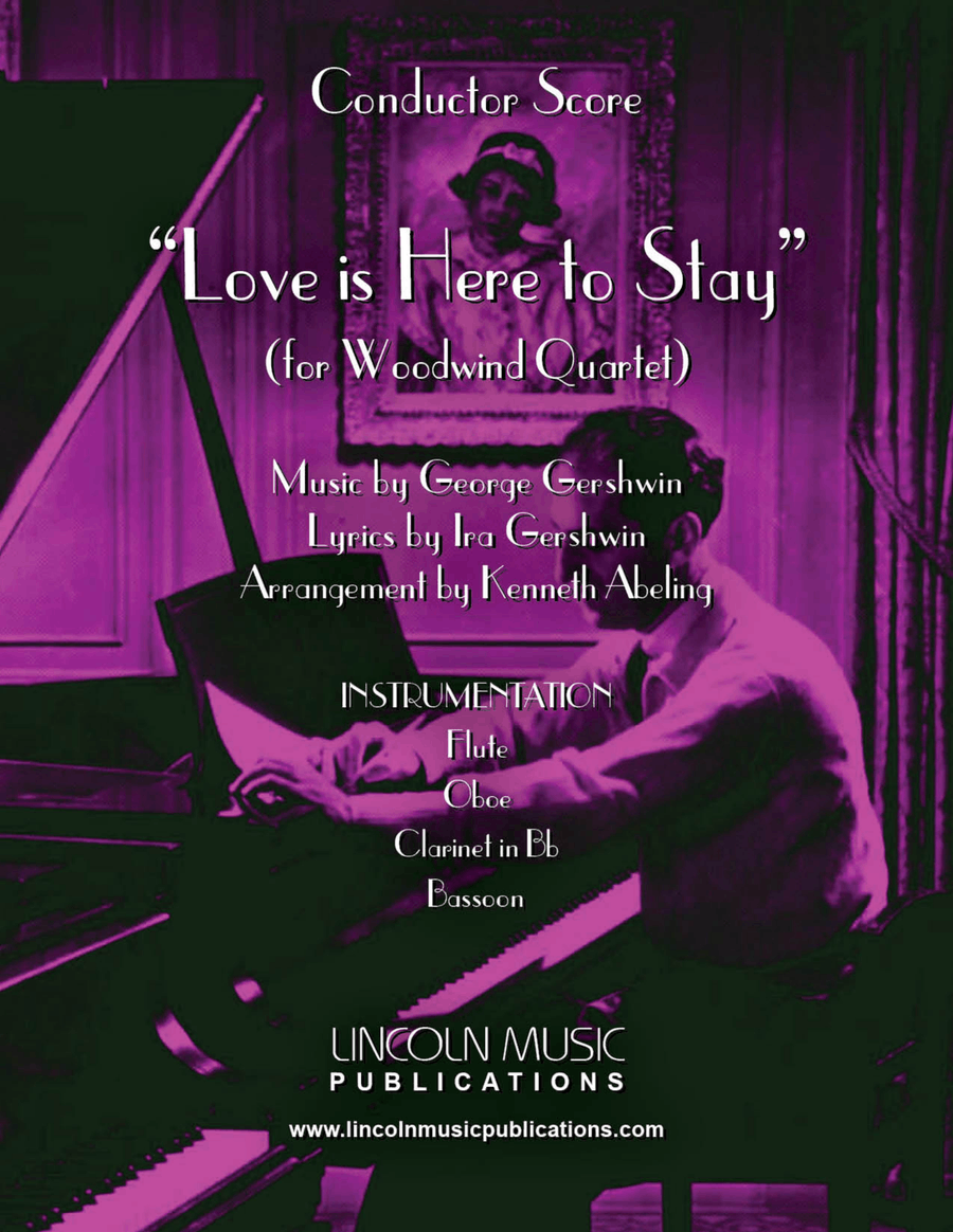 Love Is Here To Stay Woodwind Quartet scores gallery preview page 1