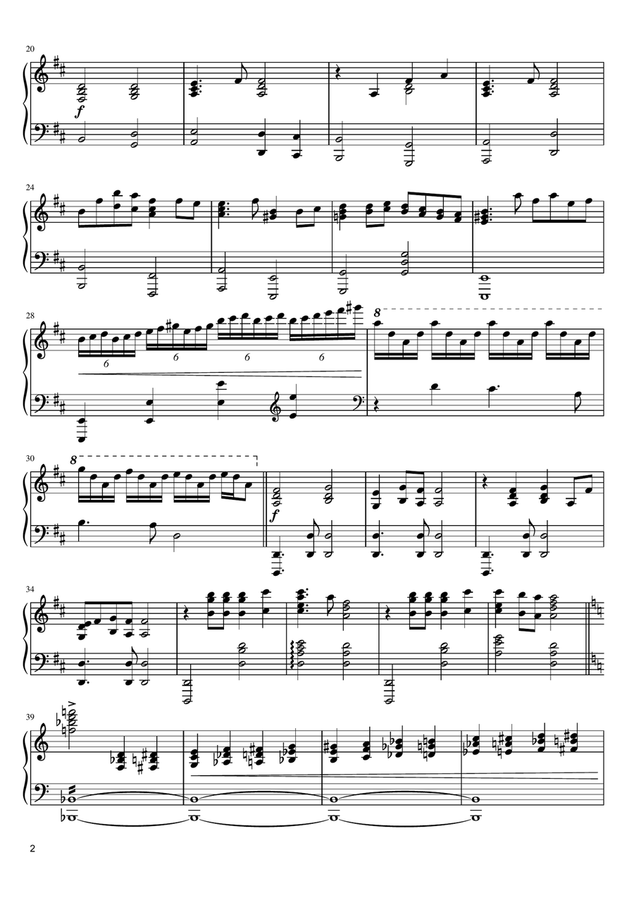 Test Drive Piano Solo scores gallery preview page 2