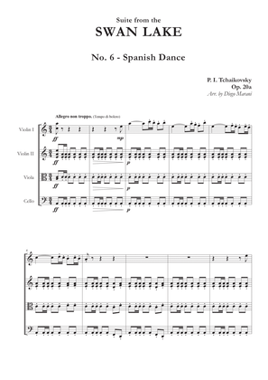 Swan Lake Suite for String Quartet - Part 2