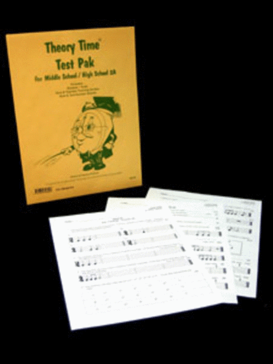 Test Pak for Middle School / High School 2A Test Packs scores gallery preview page 1
