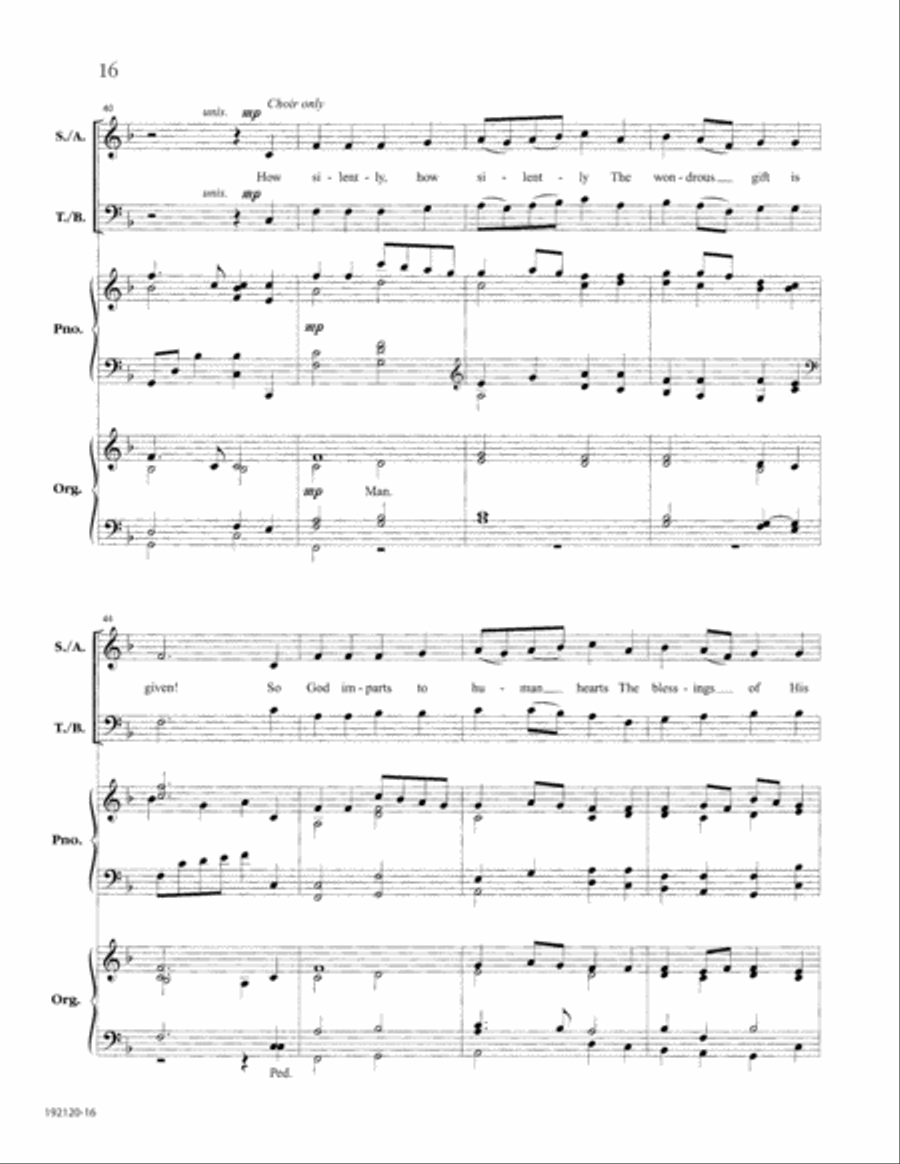 Let the People Sing at Christmas 4-Part scores gallery preview page 20