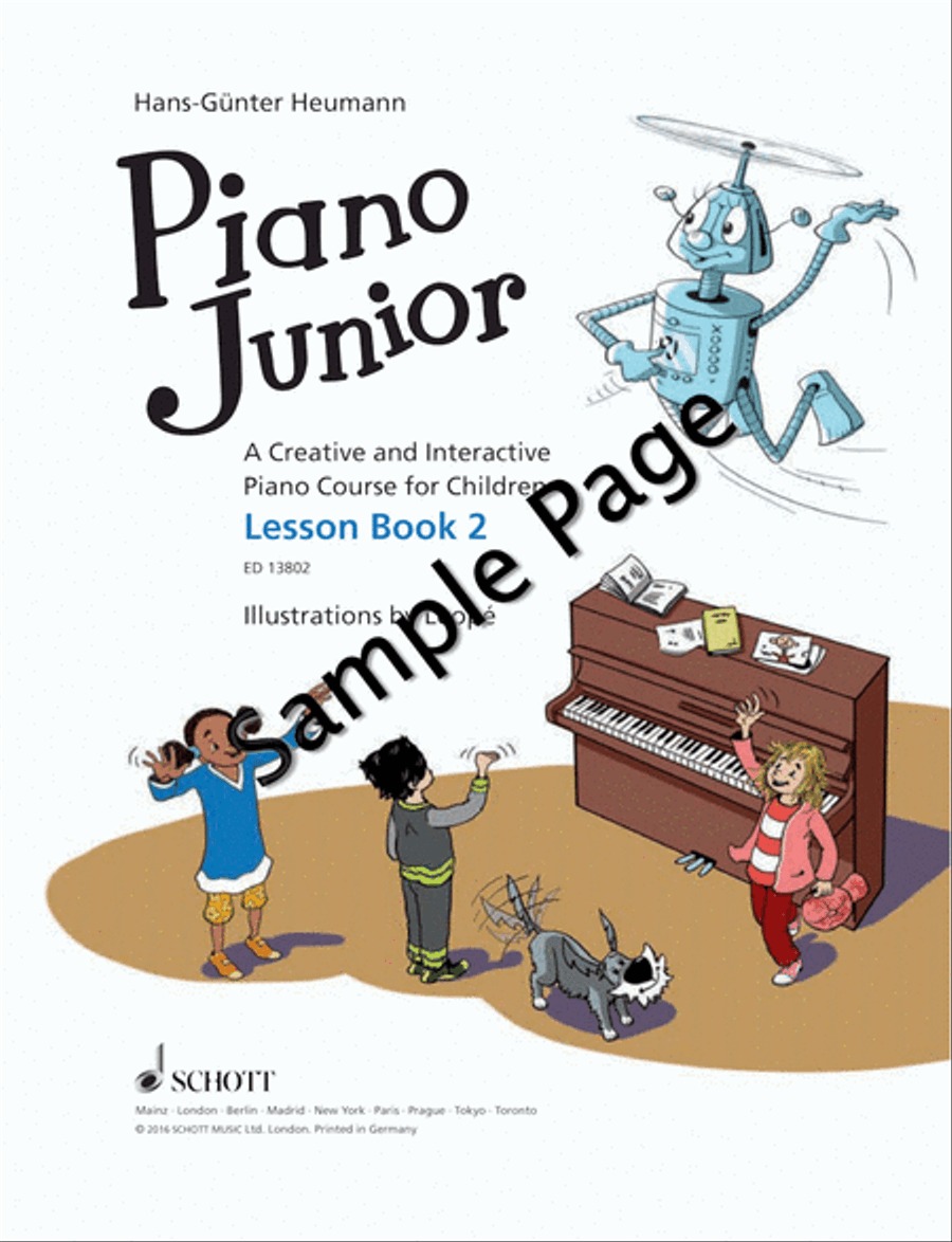 Piano Junior: Lesson Book 2 Piano Method scores gallery preview page 1