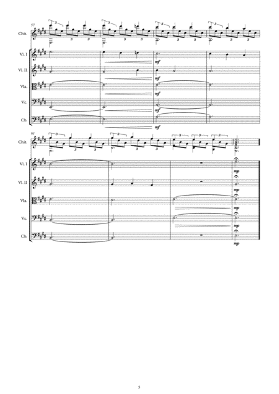 Giochi proibiti Chamber Orchestra scores gallery preview page 5