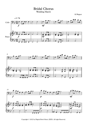 Bridal Chorus (Wedding March) - Richard Wagner (Cello + Piano)