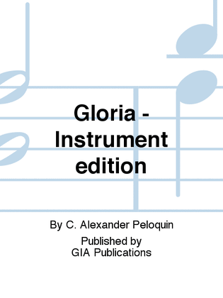Gloria - Instrument edition