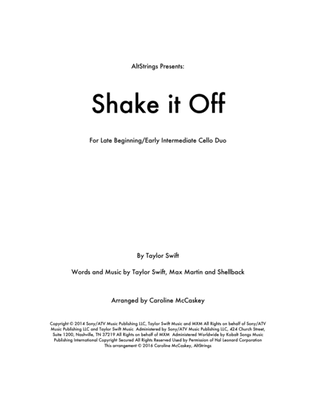 Shake It Off