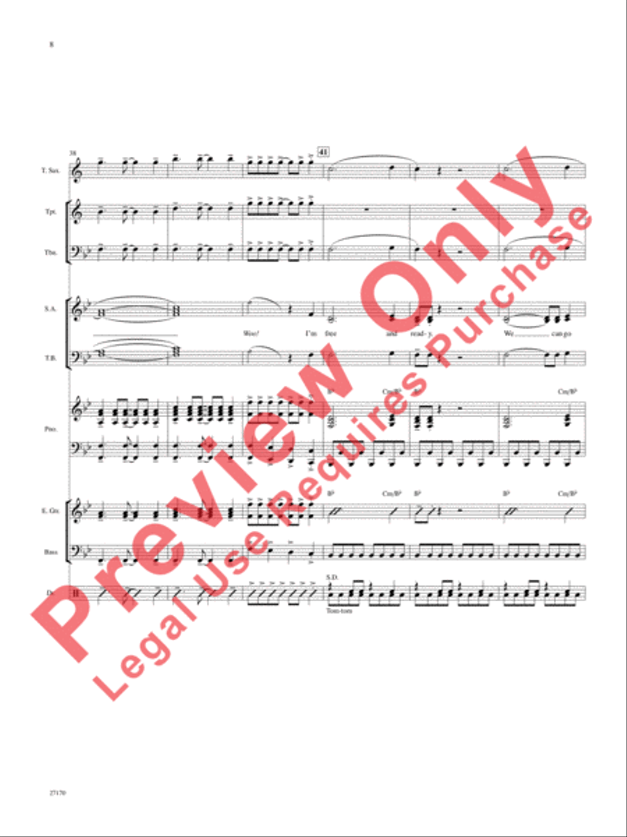 Hey, Good Lookin' Choir scores gallery preview page 9