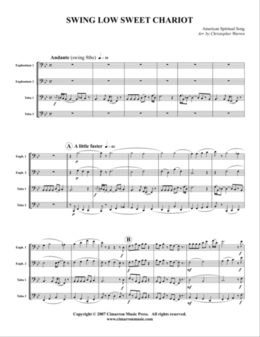 Swing Low, Sweet Chariot EETT scores gallery preview page 1