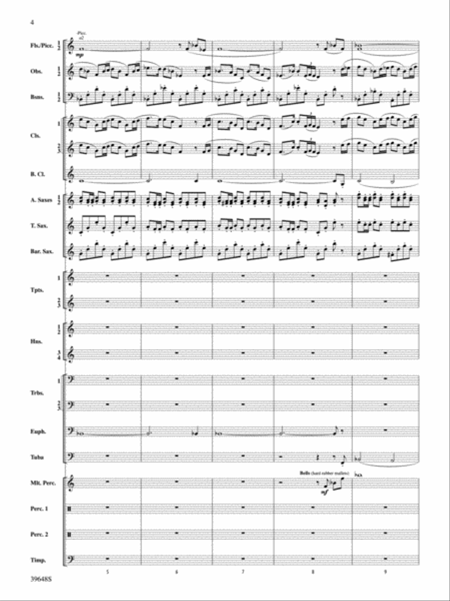 A Childhood Remembered: Score Concert Band scores gallery preview page 4