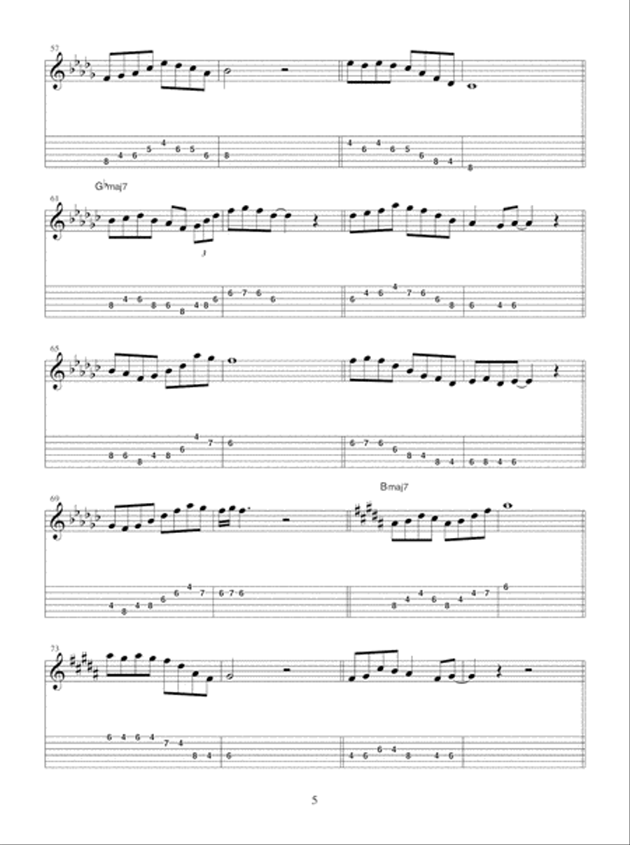 240 2-Bar Jazz Guitar Riffs Electric Guitar scores gallery preview page 6