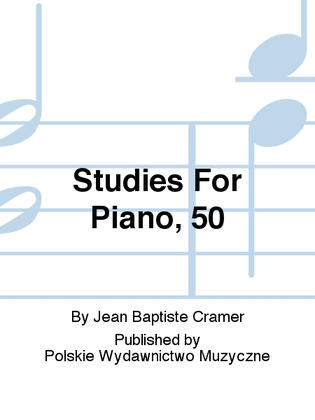 Studies For Piano, 50