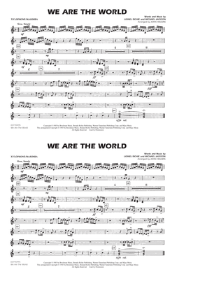We Are The World - Xylophone/Marimba