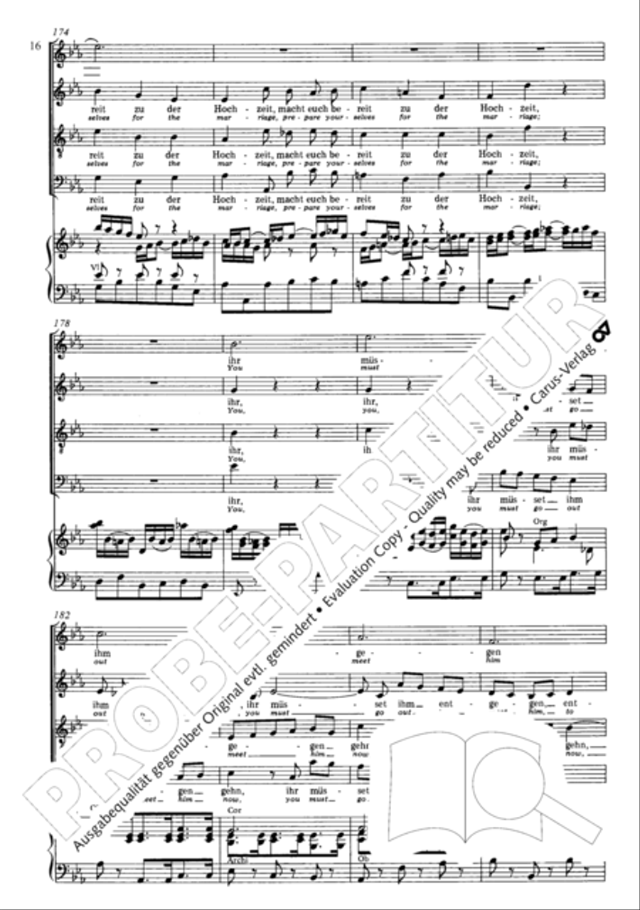 Wake, o wake and hear the voices STB scores gallery preview page 17