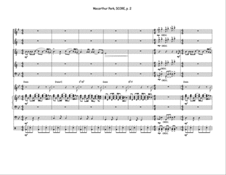 Macarthur Park Jazz Ensemble scores gallery preview page 2