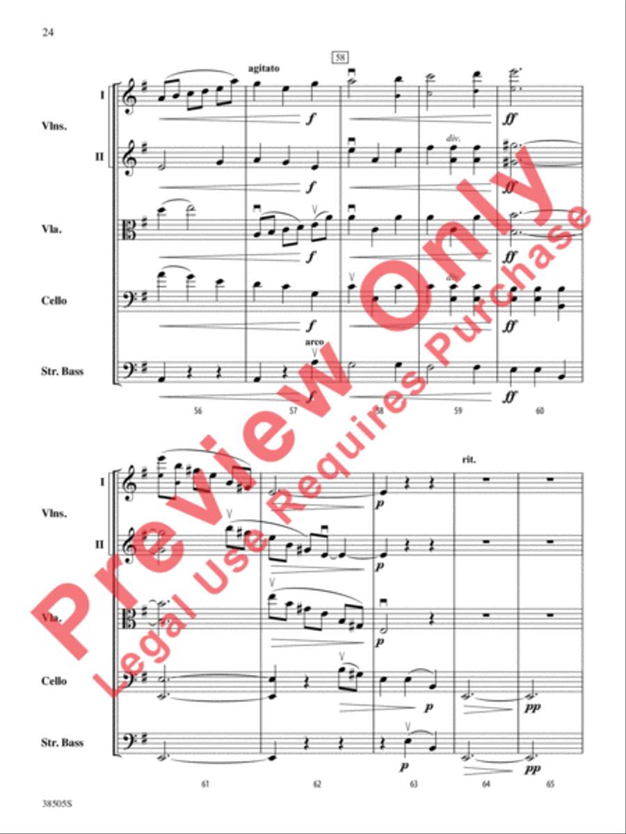 A Wisconsin Tableau String Orchestra scores gallery preview page 25