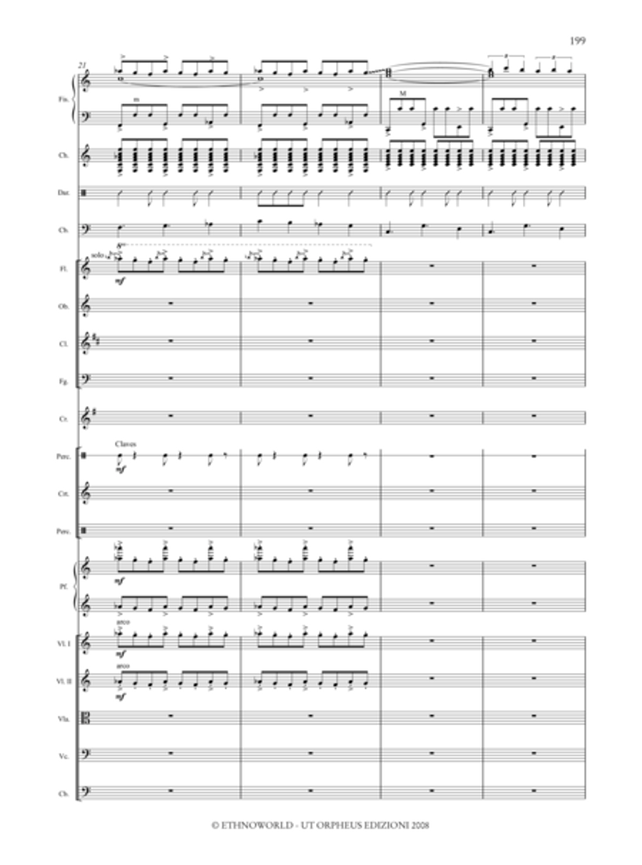 Romanó Drom (Romany Caravan) for Accordion, Voice and Orchestra Orchestra scores gallery preview page 65