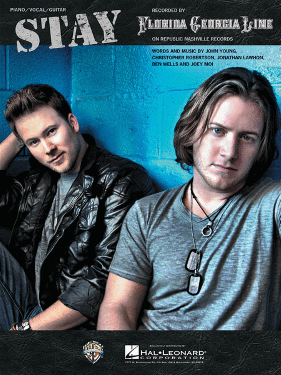 Stay Piano, Vocal, Guitar scores gallery preview page 1
