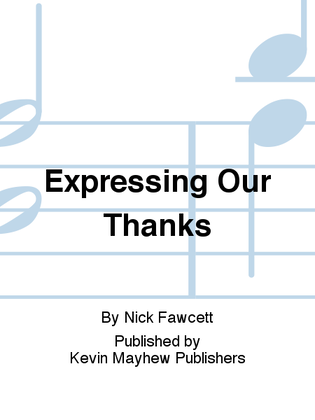 Expressing Our Thanks