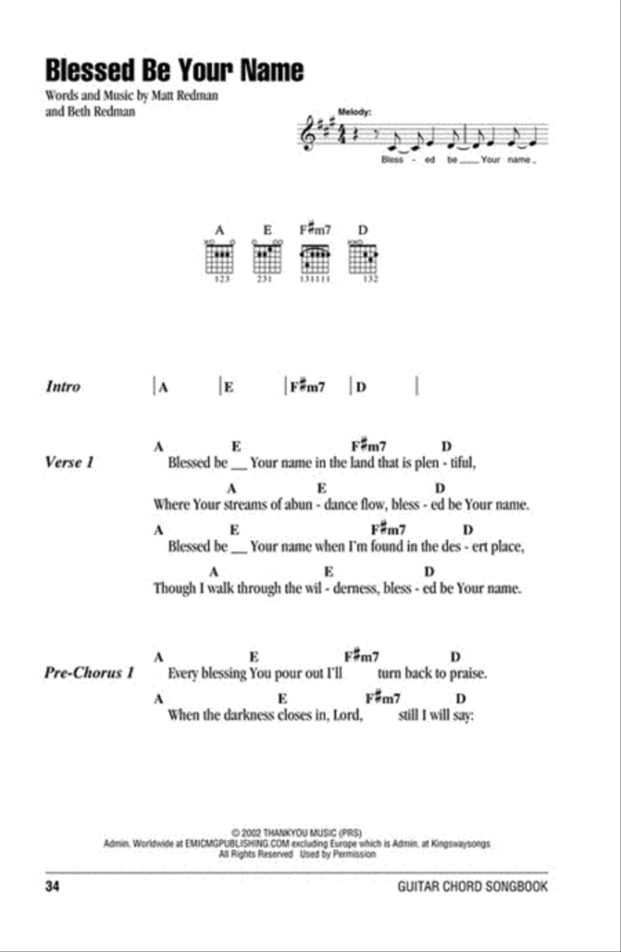 Modern Worship – Guitar Chord Songbook Guitar scores gallery preview page 3