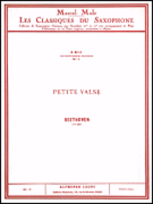 Book cover for Petite Valse - Classiques No. 2