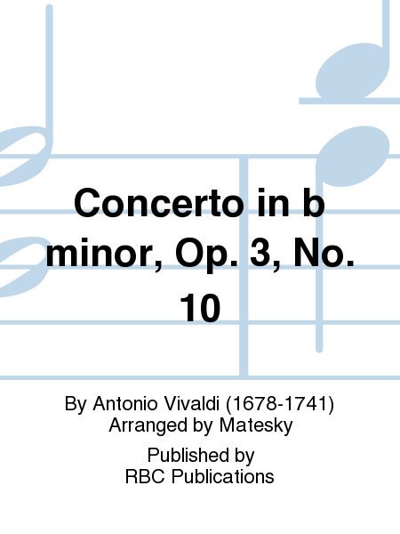 Concerto in b minor, Op. 3, No. 10