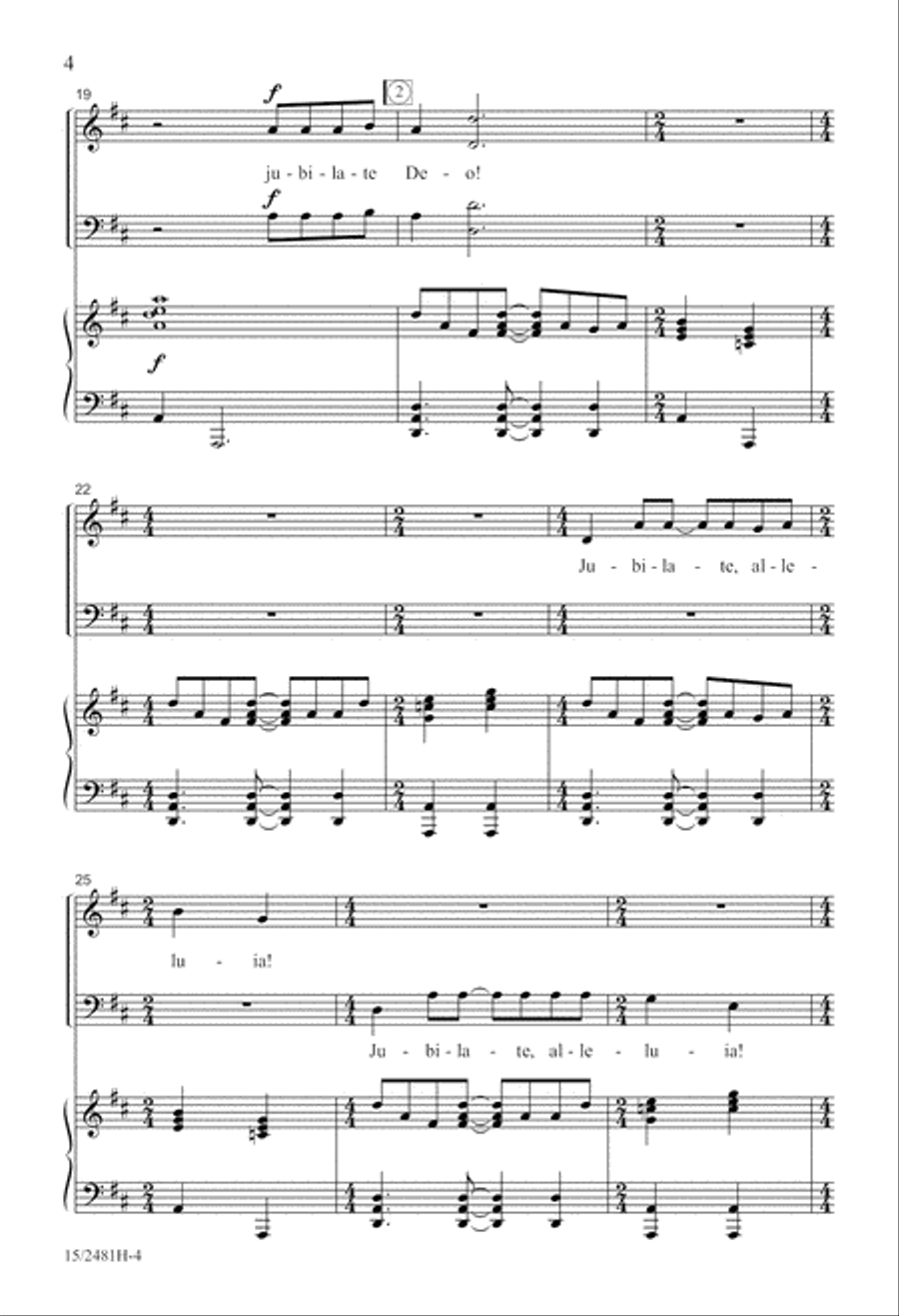 Jubilate, Alleluia! Jubilate, Alleluia! 4-Part scores gallery preview page 5