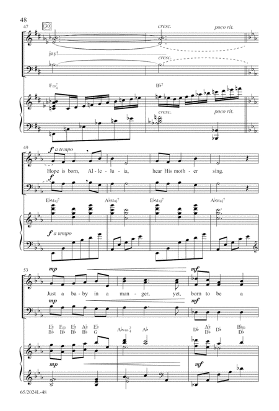Child of Hope 3-Part scores gallery preview page 49