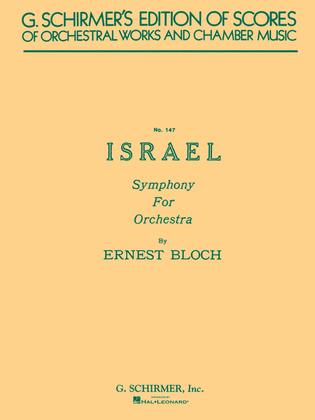 Book cover for Israel Symphony