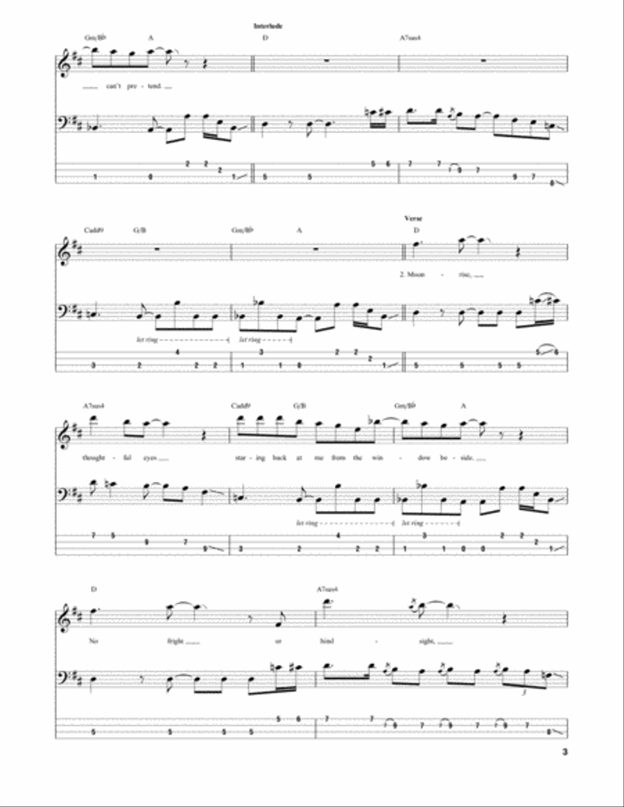 Fly By Night Fly By Night Guitar Tablature scores gallery preview page 3
