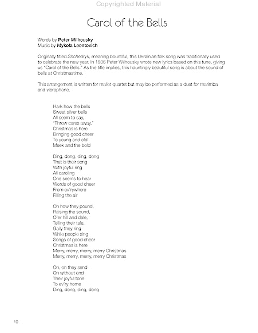 Winterludes for Two Winterludes for Two Marimba scores gallery preview page 13