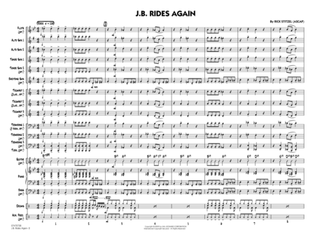 J.B. Rides Again - Full Score