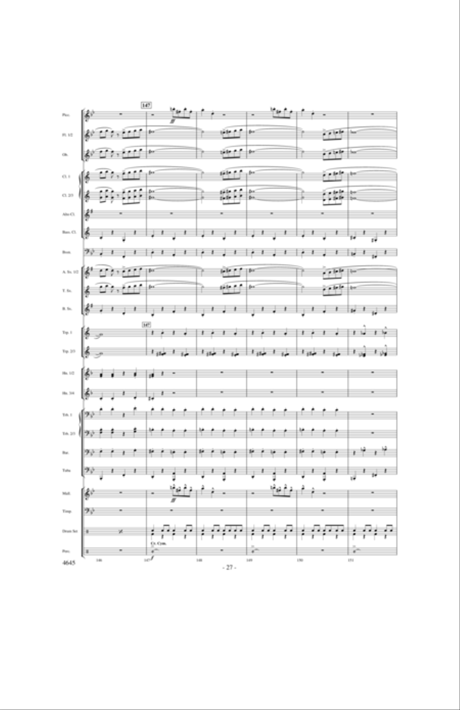 New York: 1927 Concert Band scores gallery preview page 26