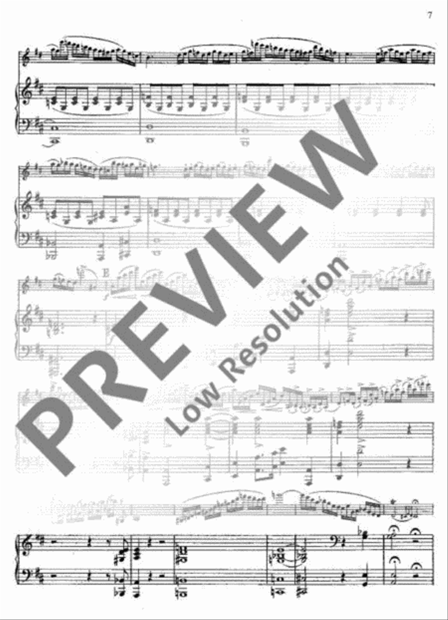 Concerto No. 13 D major Piano scores gallery preview page 8